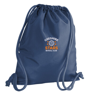 Cheshire Stars Netball Club Drawstring Bag Thumbnail
