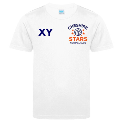 Cheshire Stars NC Kids T-shirt (White) - Junior Thumbnail